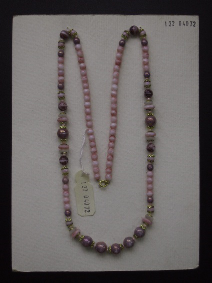 Glass Jewellery. Pink Pearl Beads