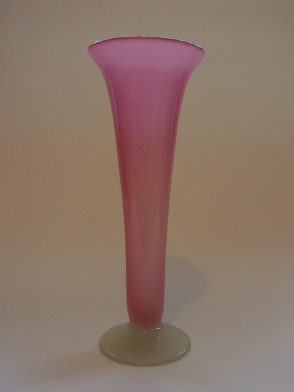 Other British Glass. SWTallPinkVase